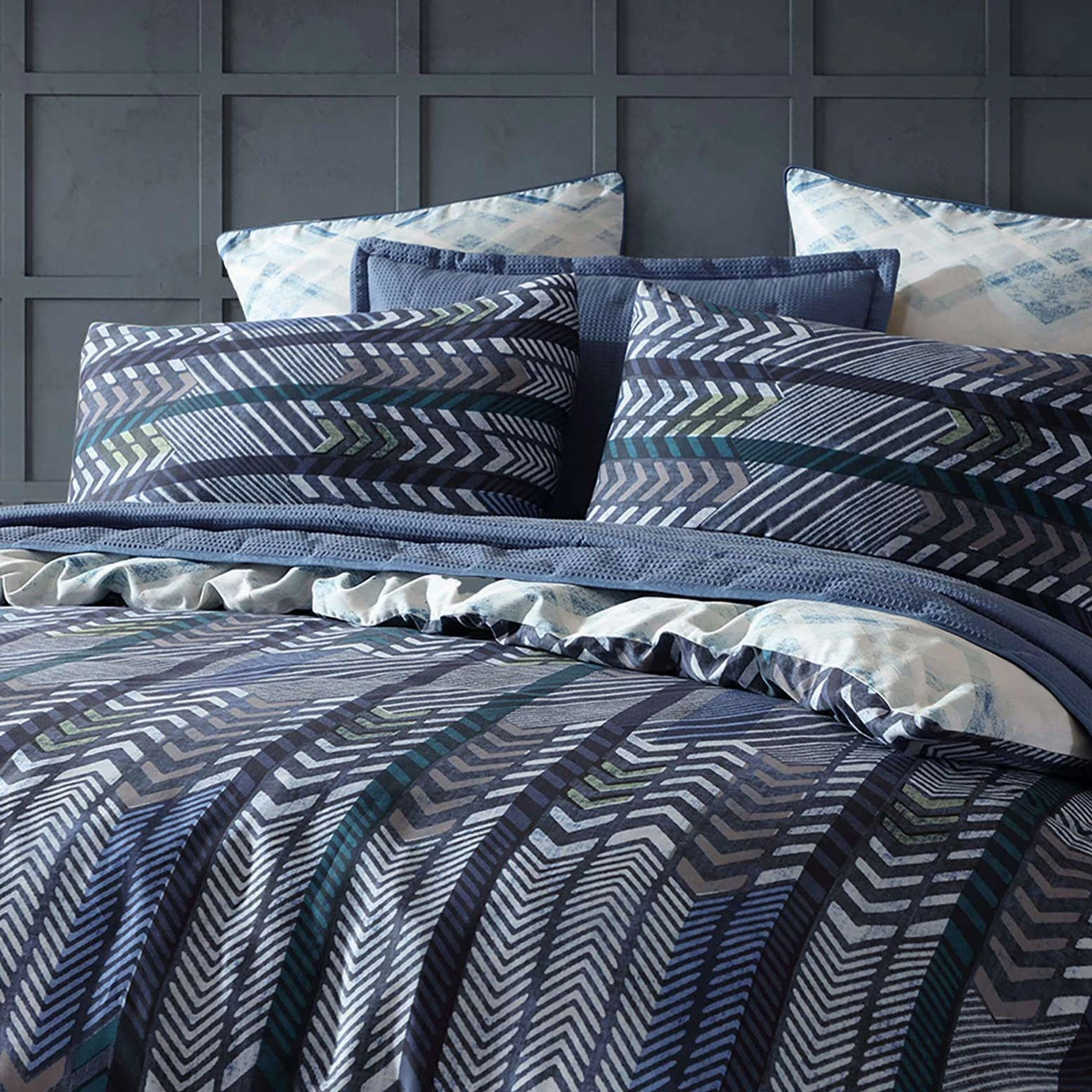 Homme Quilt Cover Set by Logan and Mason