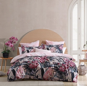 Hummingbird Blush Quilt Cover Set By Logan and Mason