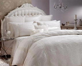 Isabelle Snow Quilt Cover by Private Collection