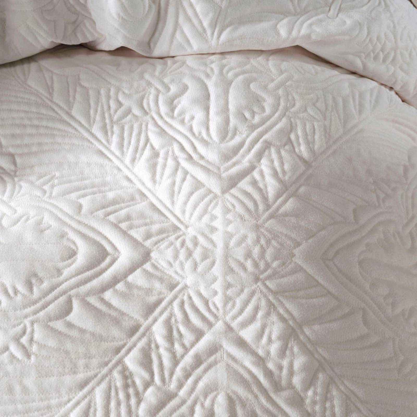 Isadora Quilt Cover Set Sugar by Linen House