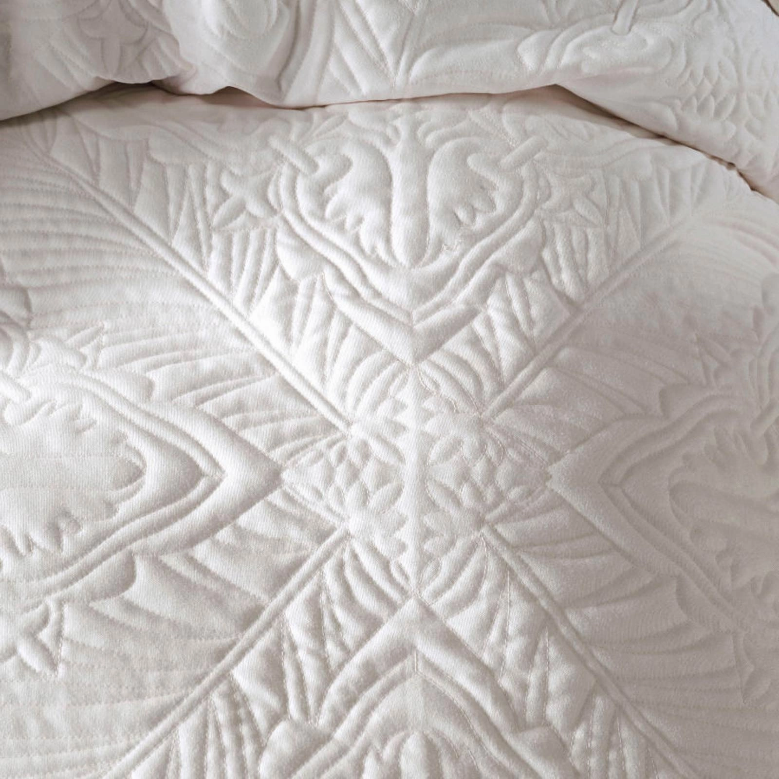 Isadora Quilt Cover Set Sugar by Linen House
