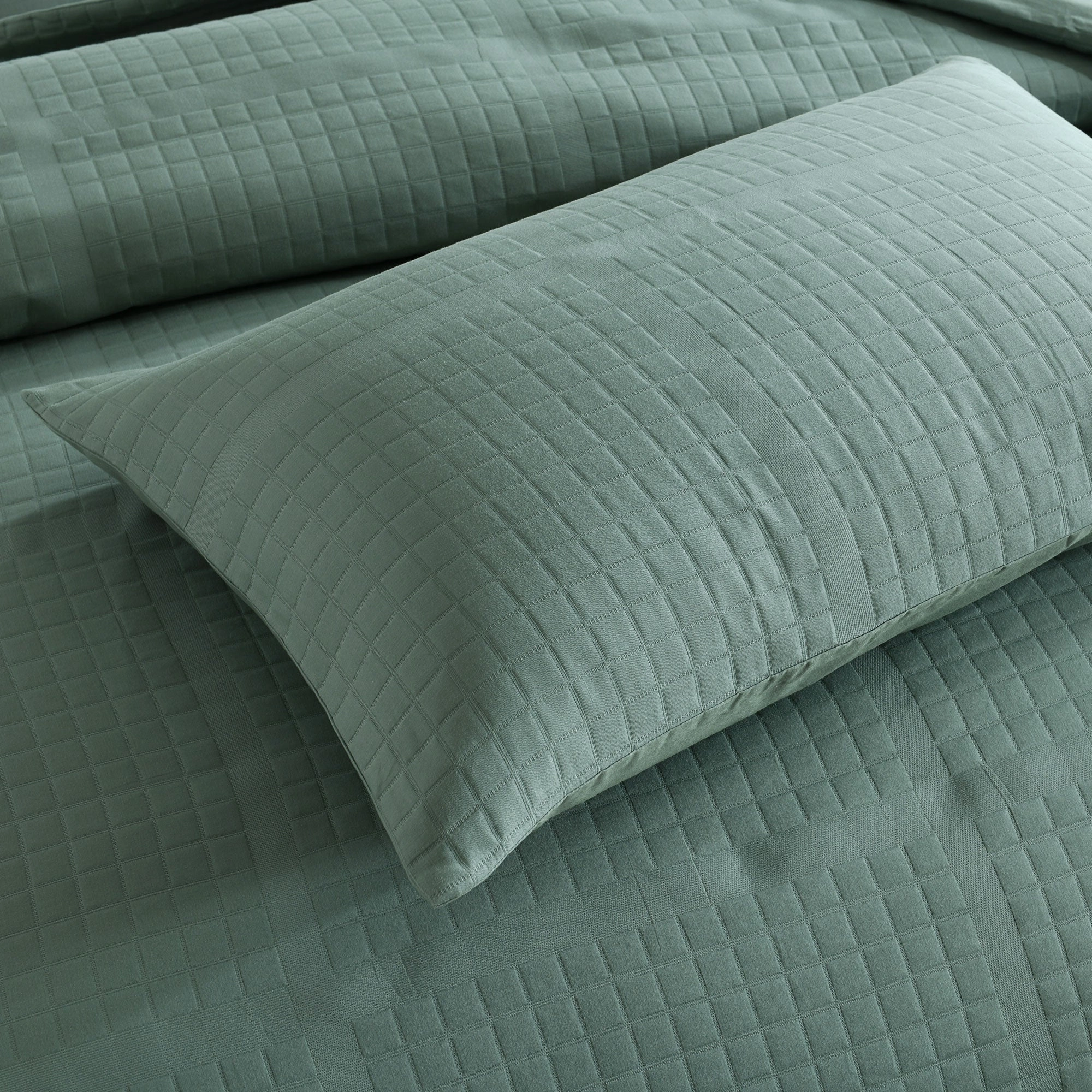 Jasper Green Quilt Cover Set by Bianca