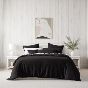 Kahlani Chocolate Quilt Cover Set By Bianca
