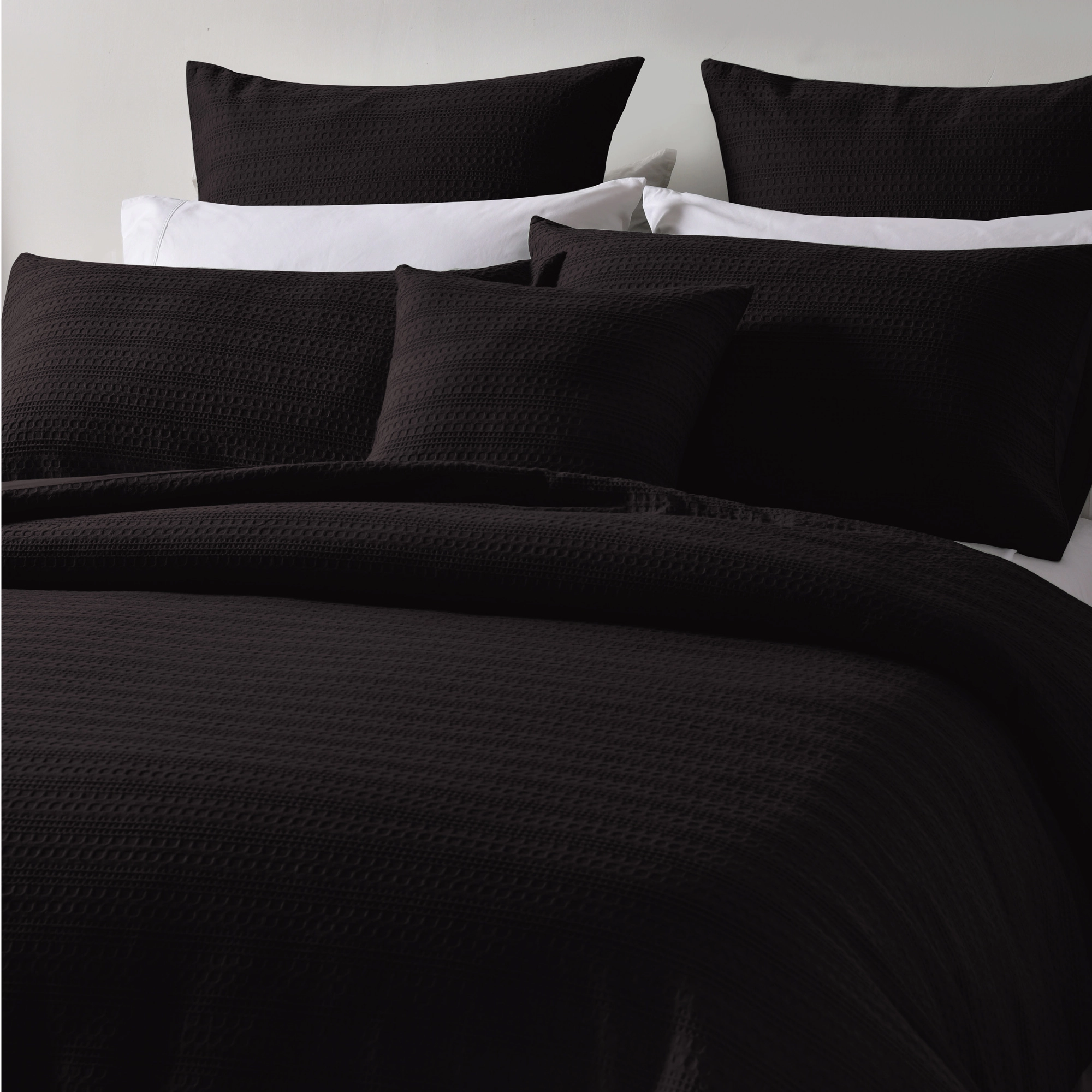 Kahlani Chocolate Quilt Cover Set By Bianca