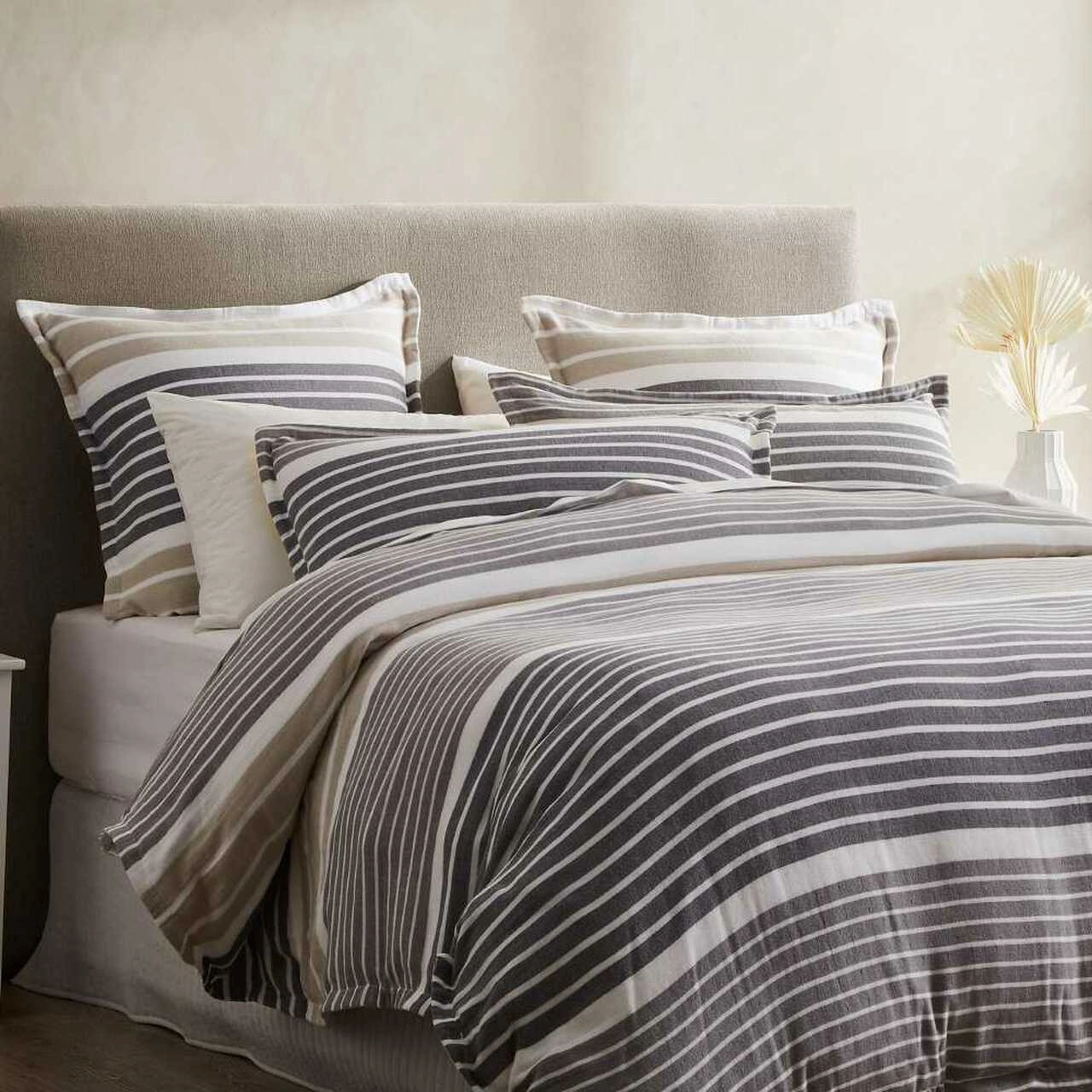 Kalan Natural Quilt Cover Set by Private Collection