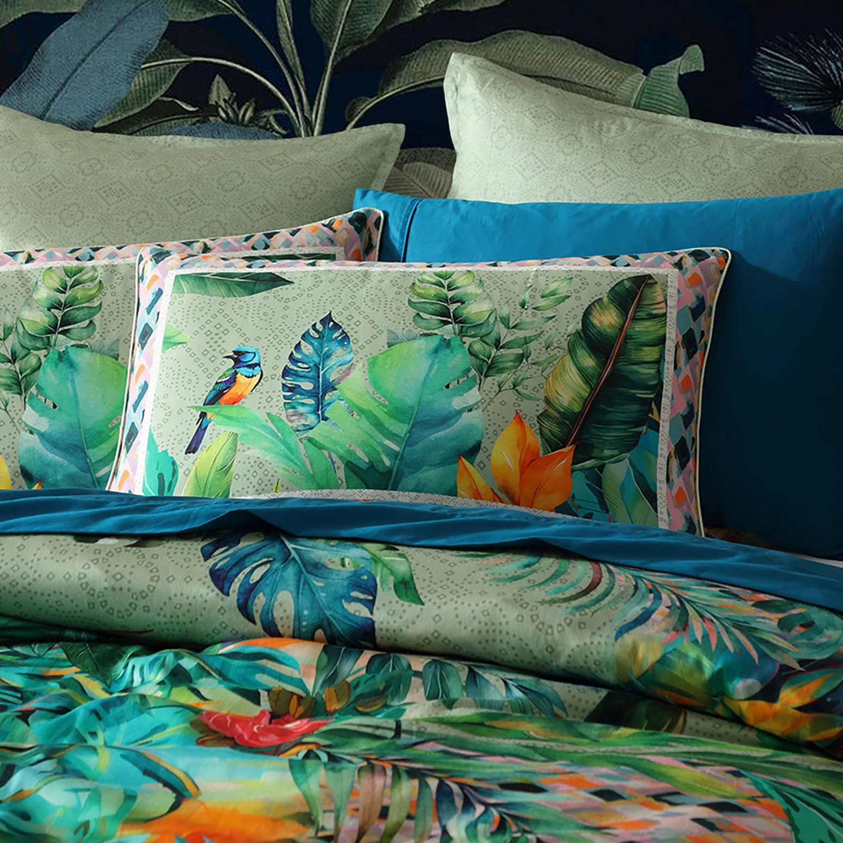 Kalea Multi Quilt Cover Set by Logan and Mason