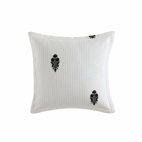 Khari Charcoal Square Cushion by Private Collection