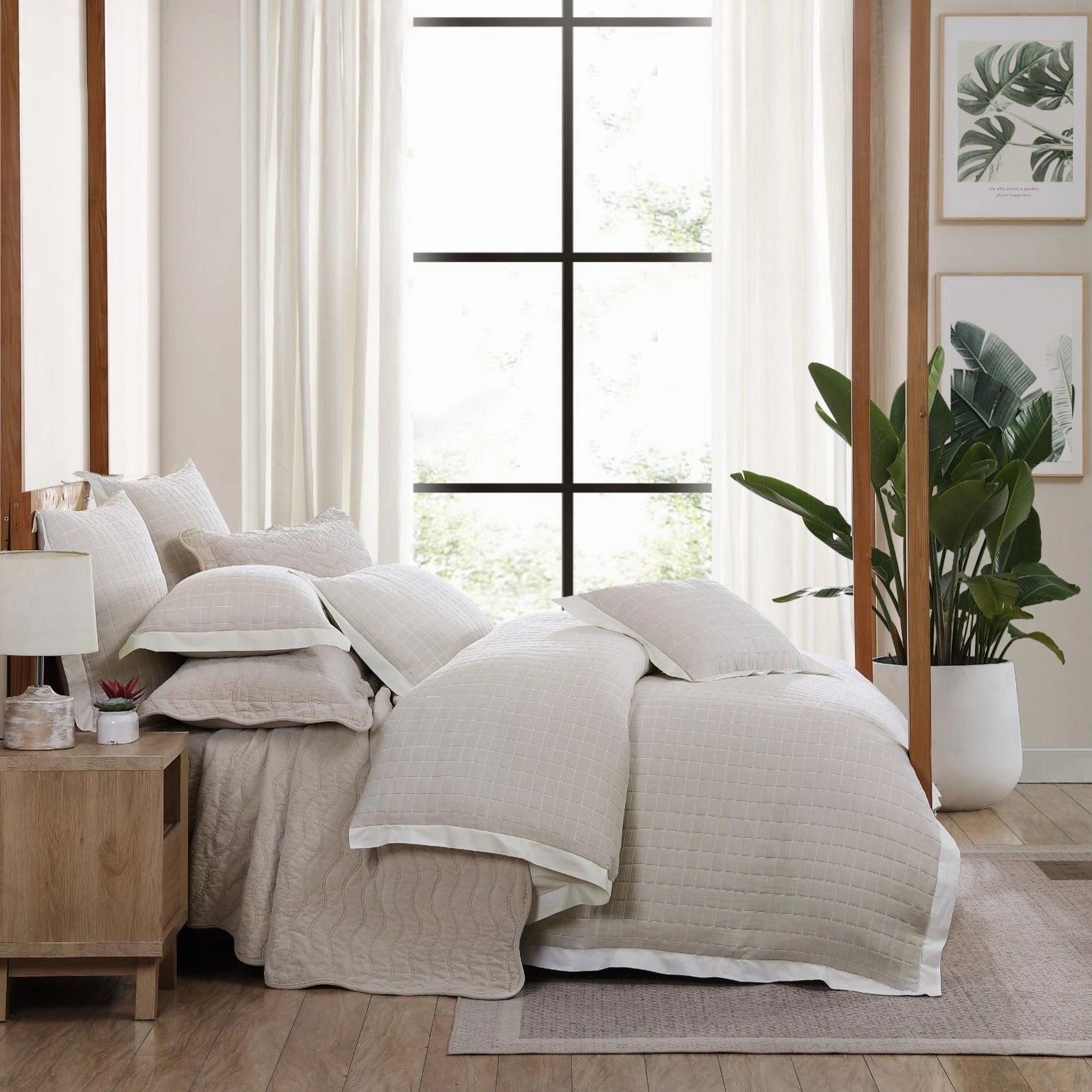 Kingston Stone Quilt Cover Set by Private Collection