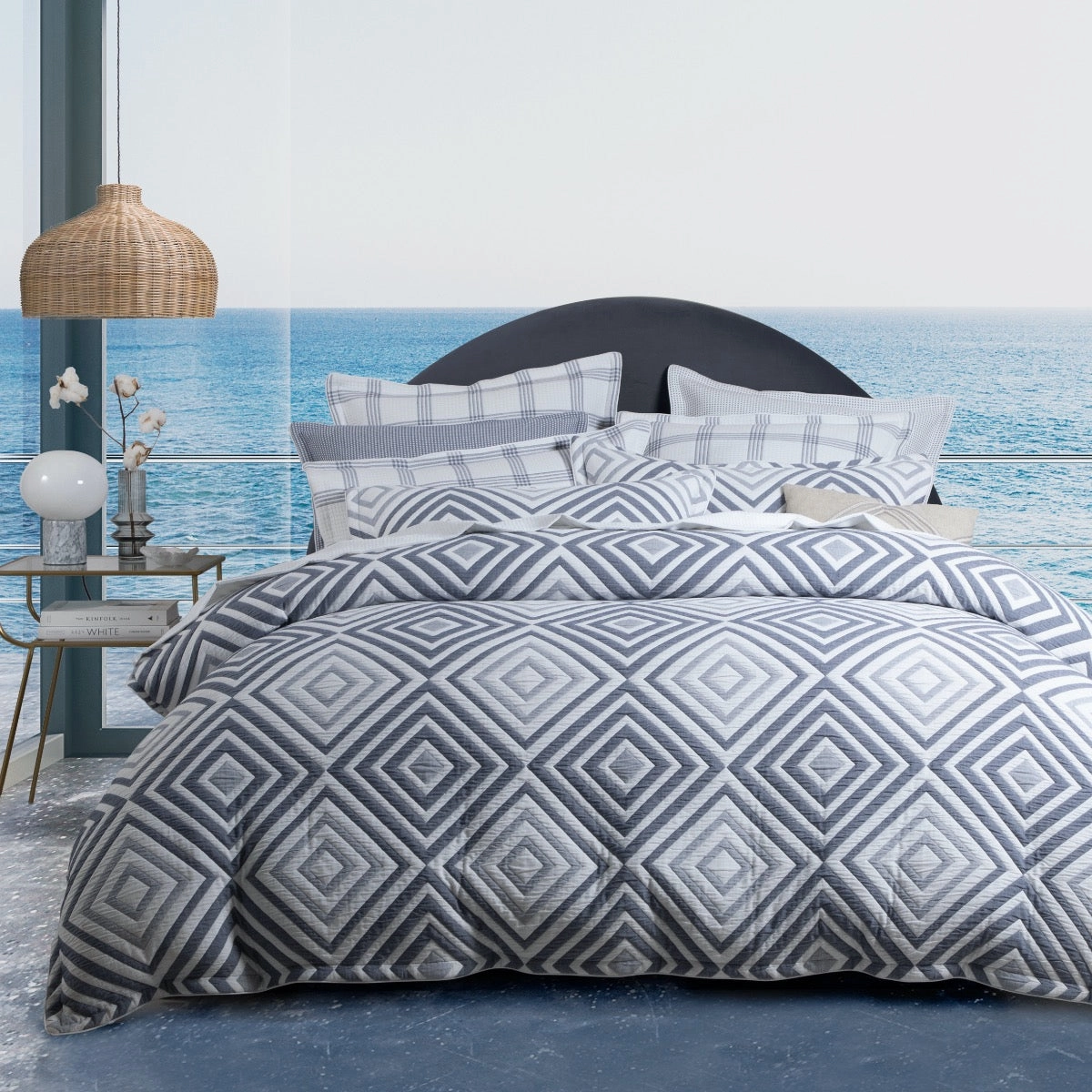 Lambert Ink Quilt Cover Set By Private Collection