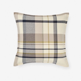 Lennon Stone European Pillowcase by Linen House