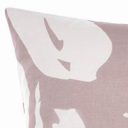 Lennox Neutral European Pillowcase by Linen House