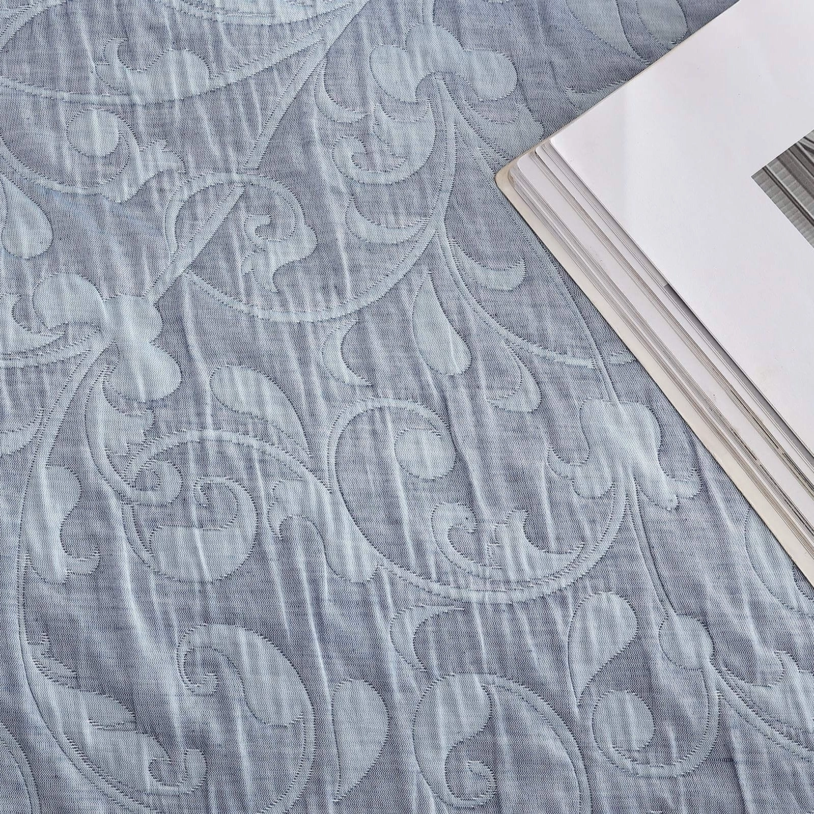 Leoni Blue Quilt Cover Set by Private Collection