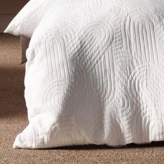 Lila Sugar Quilt Cover Set by Linen House