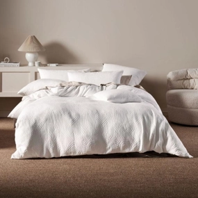 Lila Sugar Quilt Cover Set by Linen House