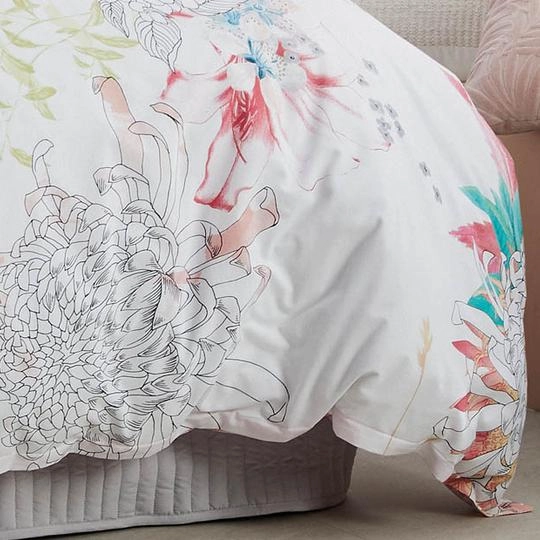 Lowanna White Quilt Cover Set by Logan & Mason