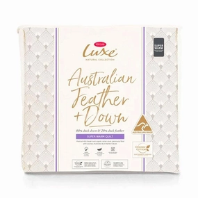 Luxe Australian Duck Feather and Down SUPER WARM Quilt by TONTINE
