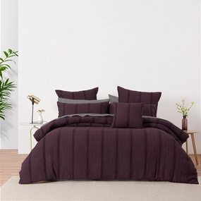 Malua Grape Quilt Cover Set by Bianca