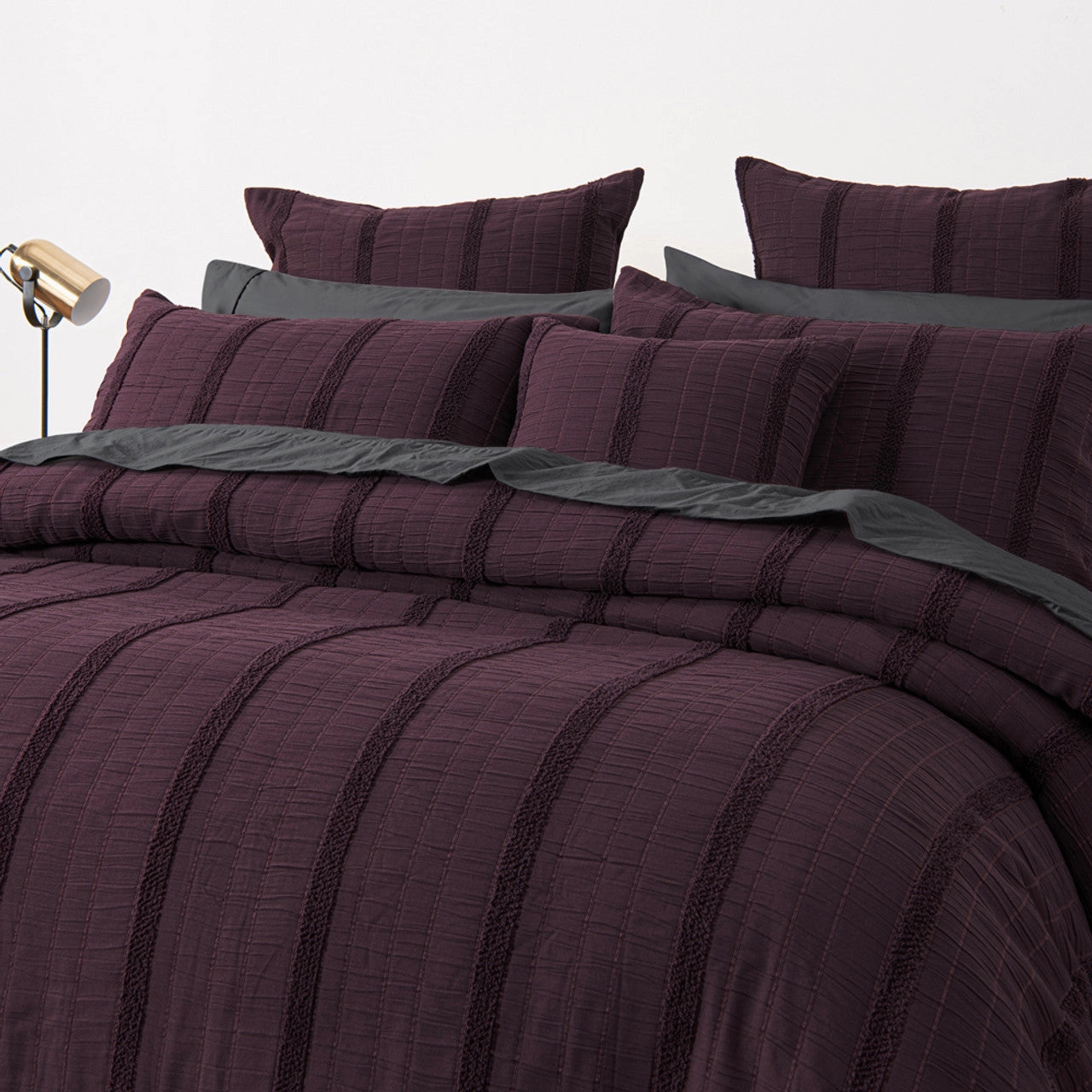 Malua Grape Quilt Cover Set by Bianca