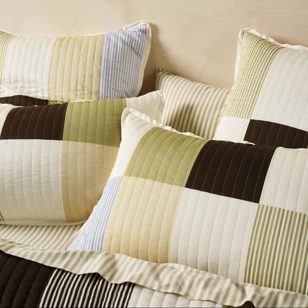 Mateo Khaki Quilt Cover Set by Linen House