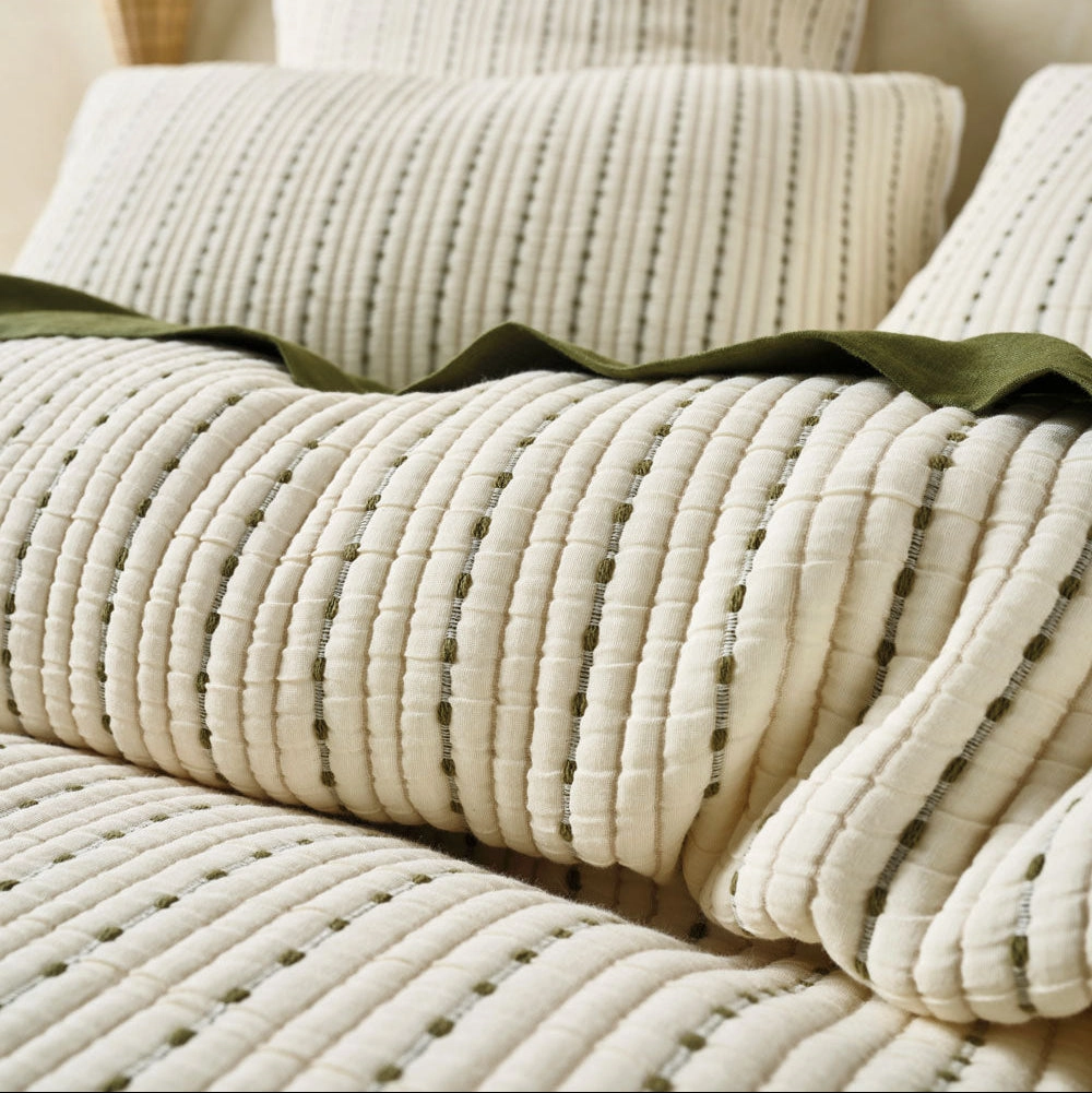Millbrooke Vanilla Quilt Cover Set by Linen House