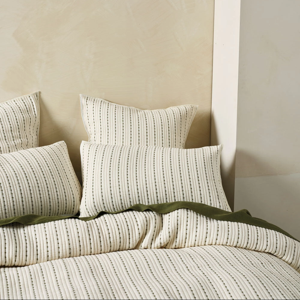 Millbrooke Vanilla Quilt Cover Set by Linen House