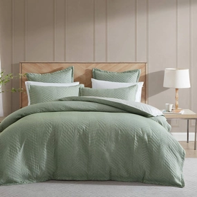 Monty Eucalyptus Quilt Cover Set by Private Collection