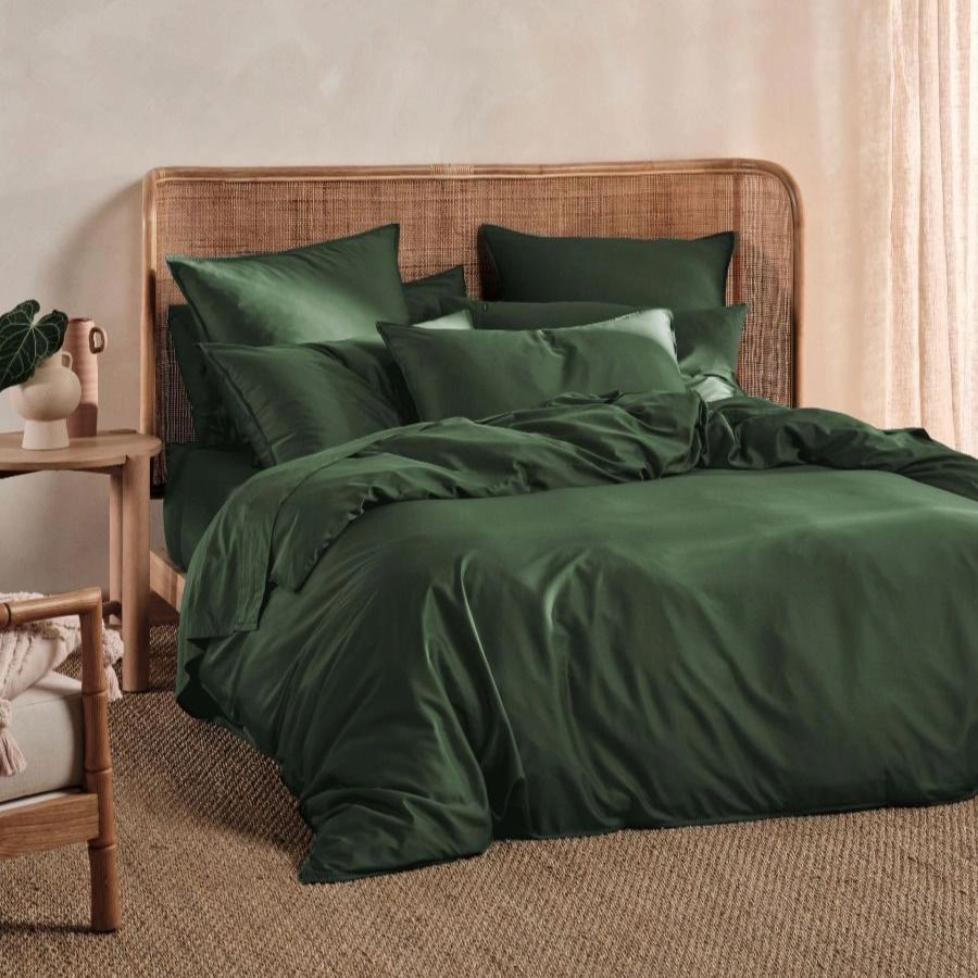 Nara Bamboo Cotton FOREST Quilt Cover Set by Linen House