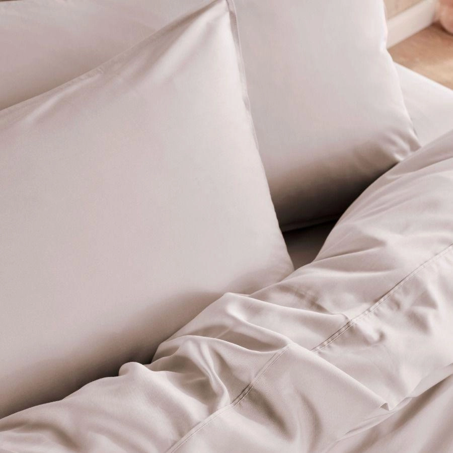 Nara Bamboo Cotton WISTERIA Quilt Cover Set by Linen House