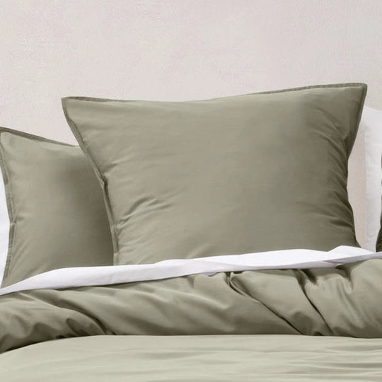 Nara Moss European Pillowcase by Linen House