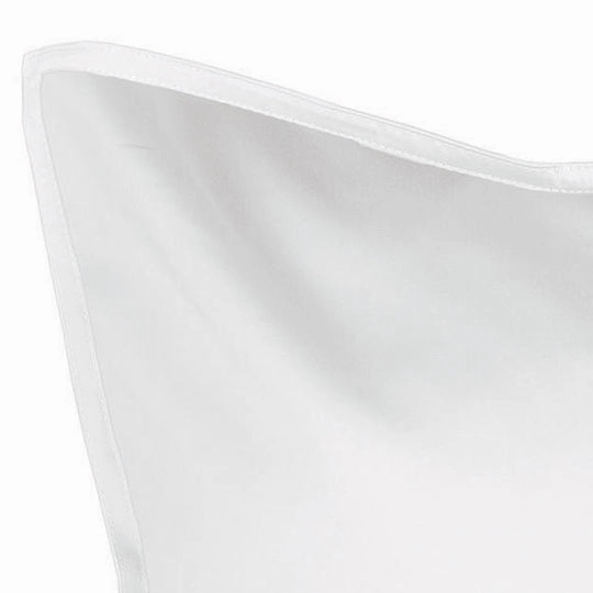 Nara White European Pillowcase by Linen House