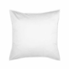 Nara White European Pillowcase by Linen House