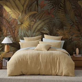 Navajo Mustard Quilt Cover Set by Logan and Mason Platinum