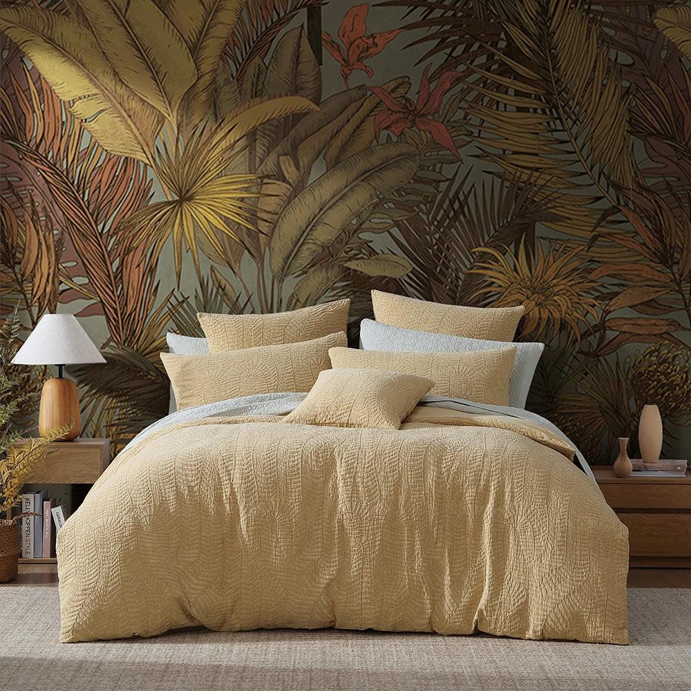 Navajo Mustard Quilt Cover Set by Logan and Mason Platinum