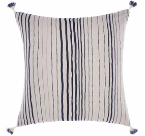 Nighttide Indigo 48 x 48cm Nautical Cushion by Linen house