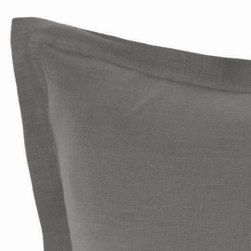 Nimes Linen QUILT COVER SET Ash by Linen House