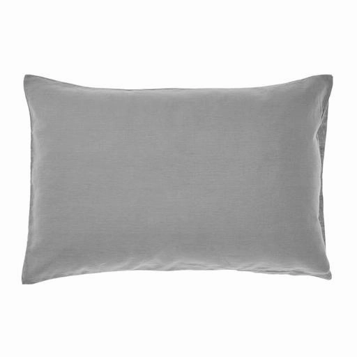Nimes Linen QUILT COVER SET Ash by Linen House