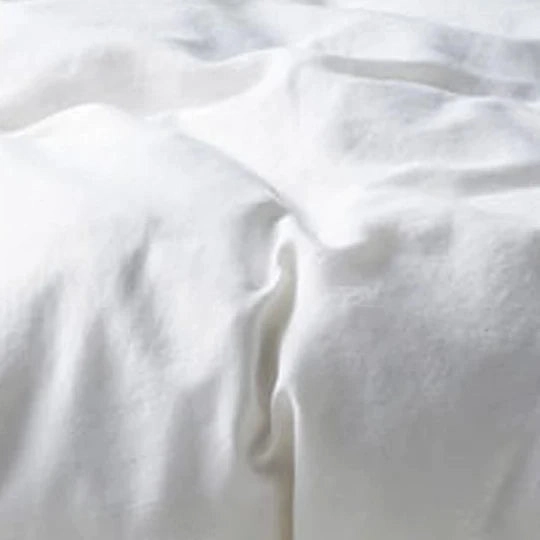 Nimes Linen QUILT COVER SET White by Linen House