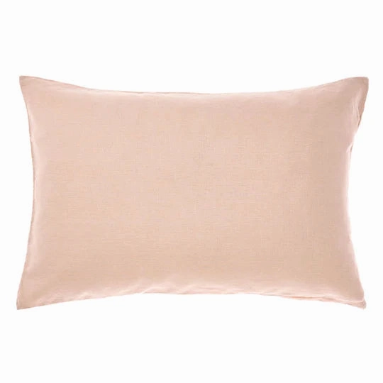 Nimes Nude Linen QUILT COVER SET by Linen House
