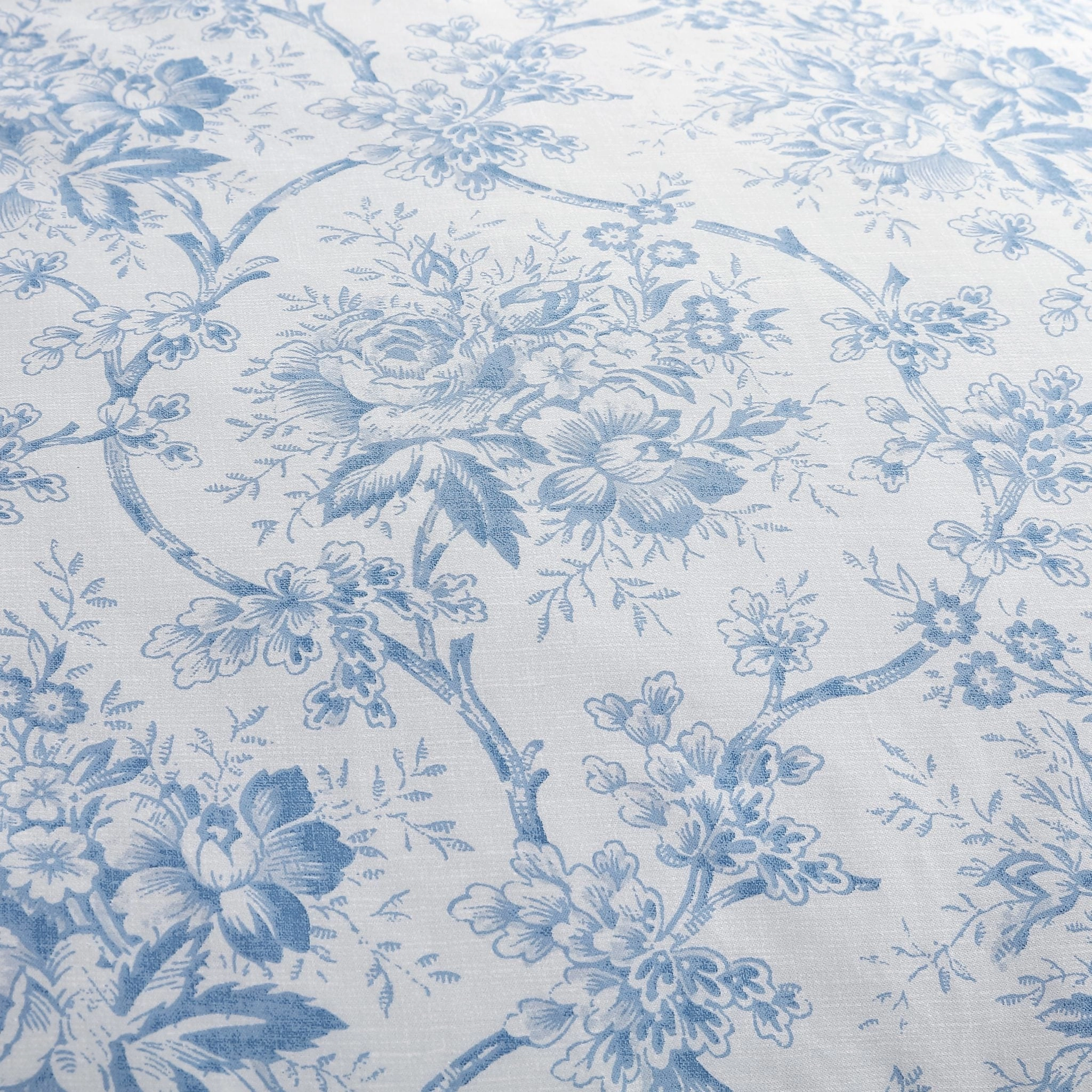 Nina Powder Blue Quilt Cover Set by Laura Ashley