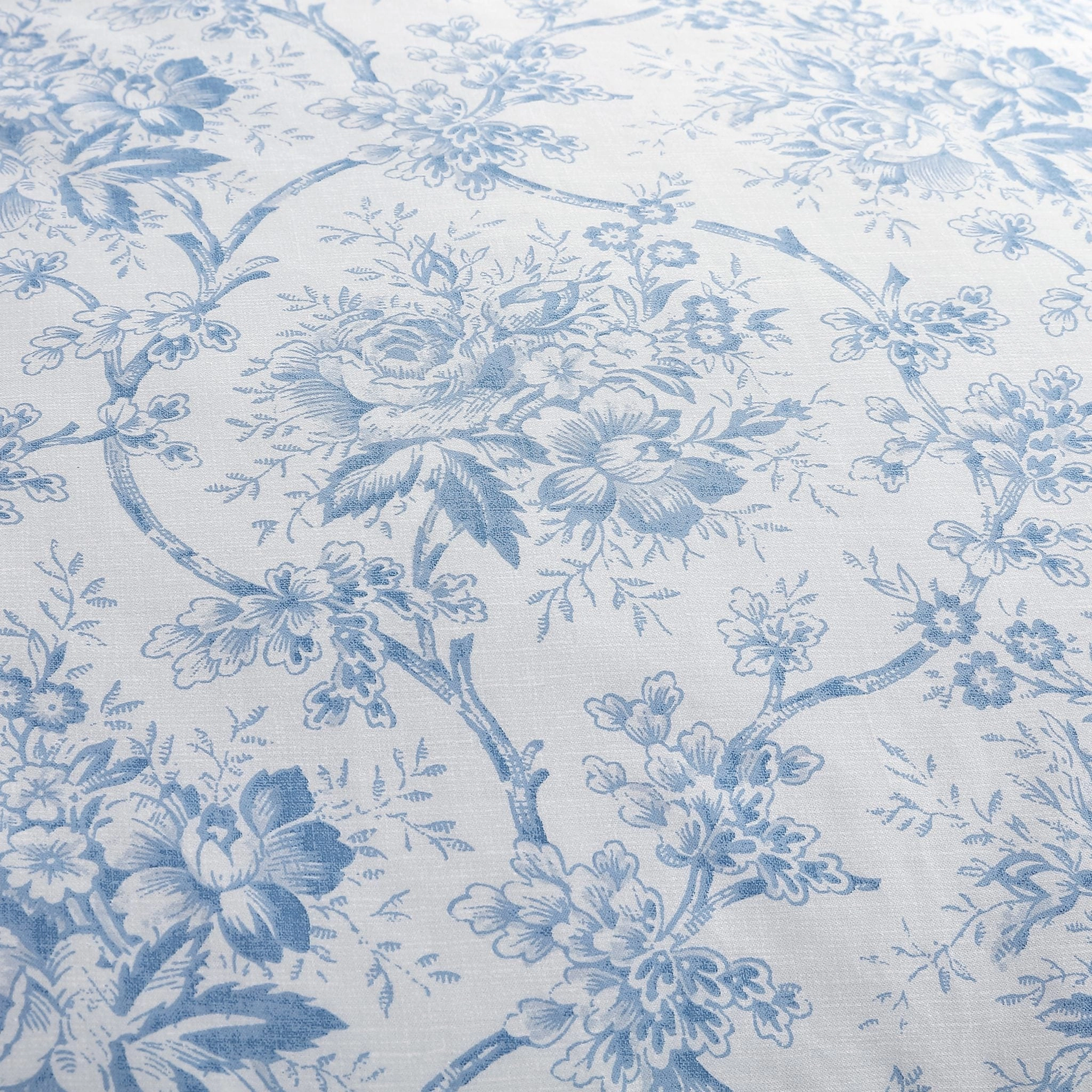 Nina Powder Blue Quilt Cover Set by Laura Ashley