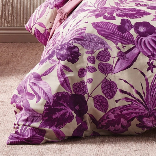 Nirvana Amethyst Quilt Cover Set by Linen House