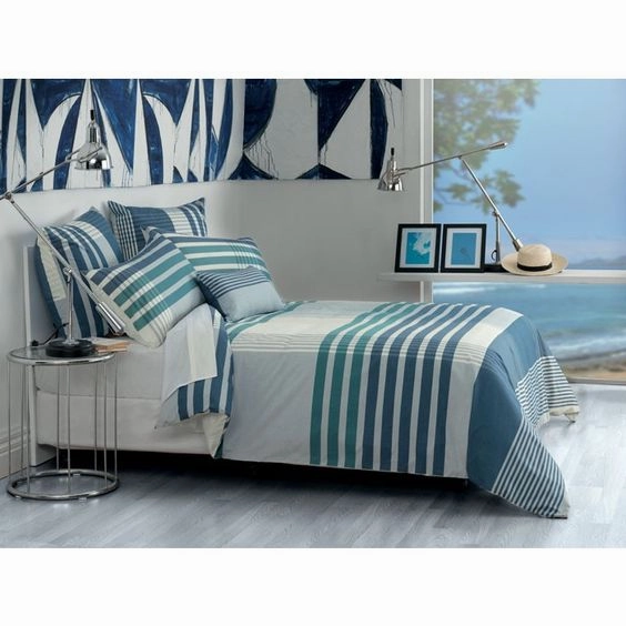 OConnor Blue Quilt Cover Set by Bianca