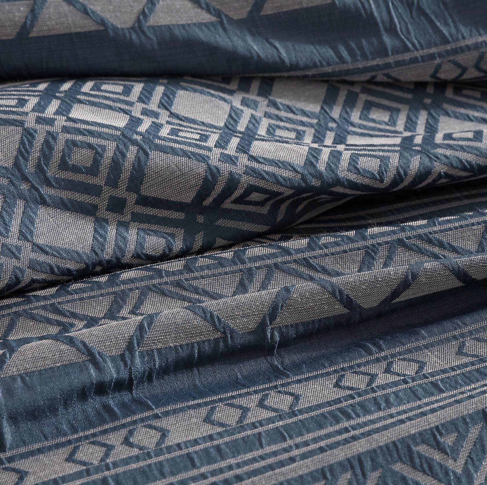 Orlando Indigo Quilt Cover Set by Logan and Mason Platinum