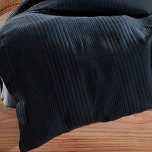 Osmond Quilt Cover Set Slate by Linen House