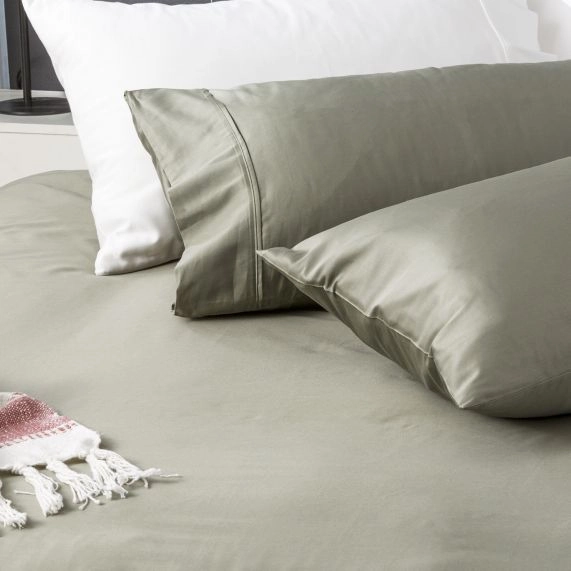 Park Avenue 500 Thread Count JADE Natural Bamboo Cotton QUILT COVER SET