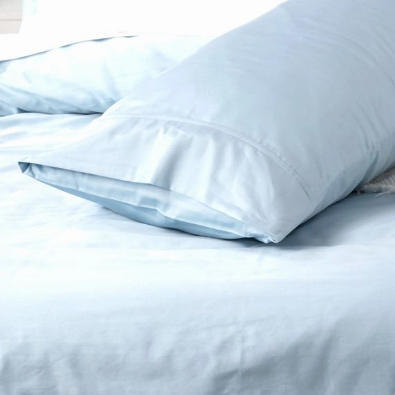 Park Avenue 500 Thread Count MID BLUE Natural Bamboo Cotton QUILT COVER SET