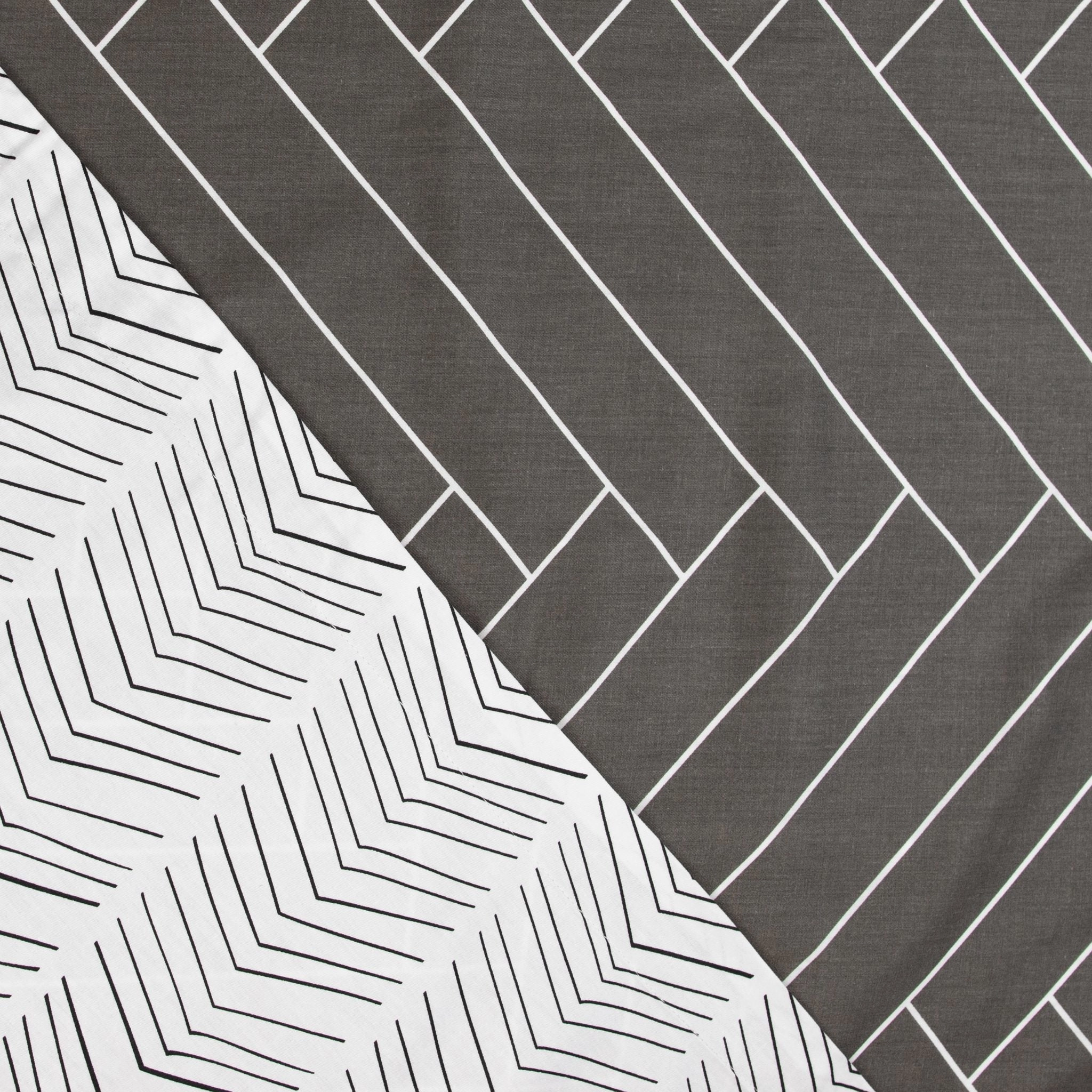 Patrick Grey Quilt Cover Set by Ardor