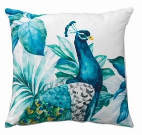 Peacock Coordinate Cushion 43 x 43cm by Bianca