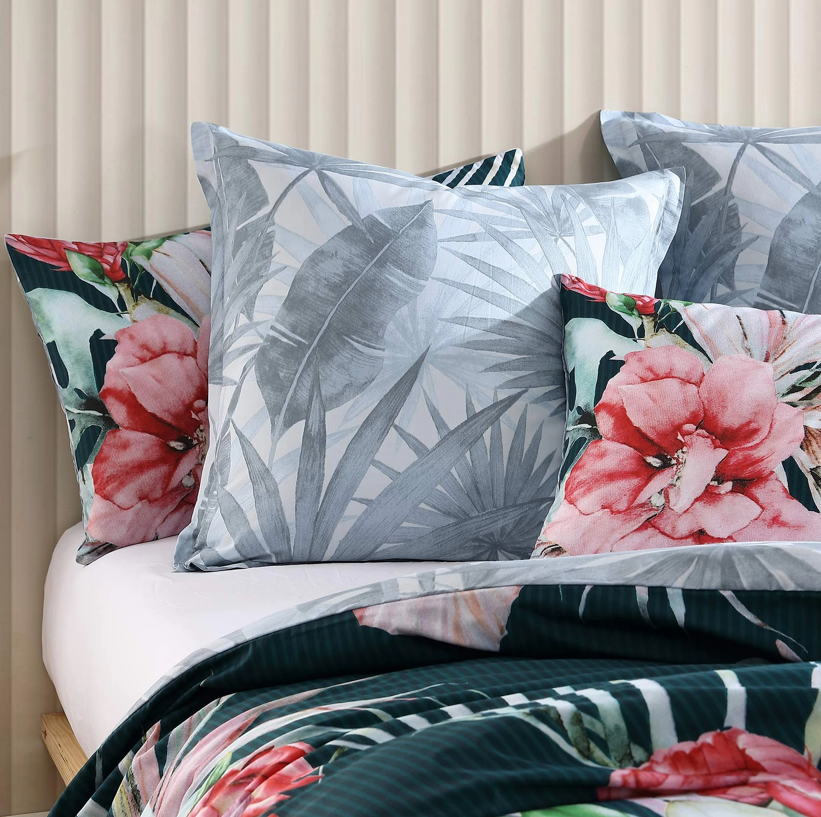 Petra Teal Quilt Cover Set by Logan & Mason
