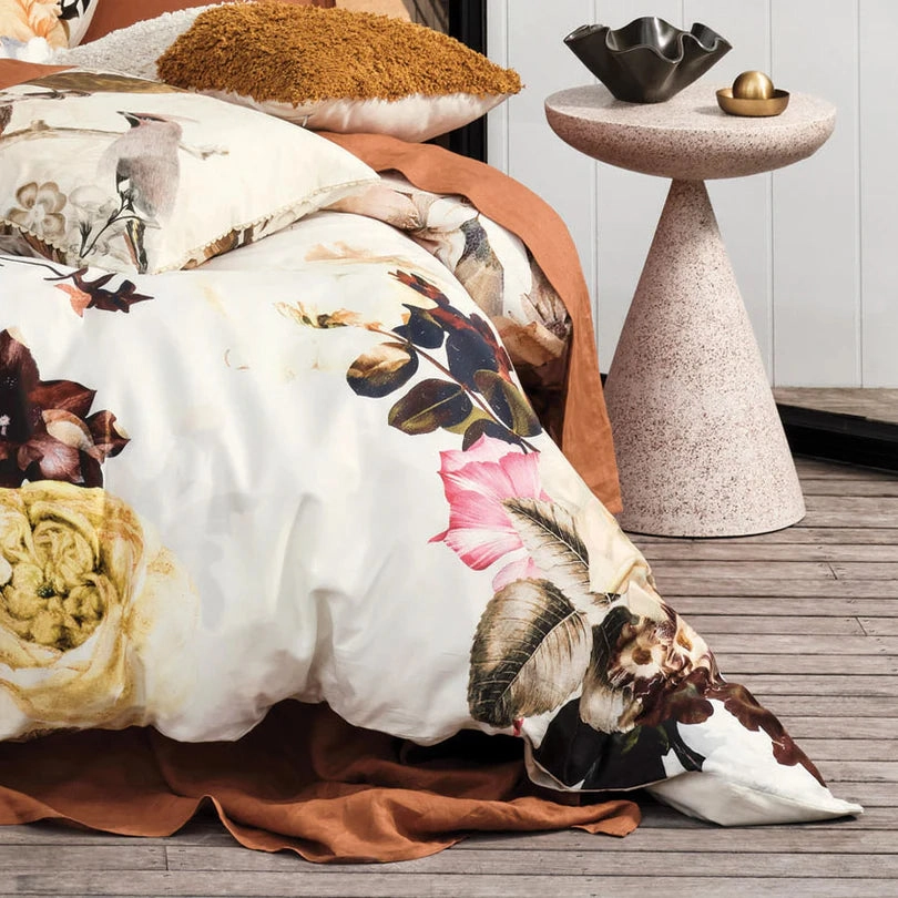 Primavera Caramel Quilt Cover Set by Linen House